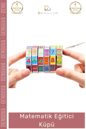 #SayıKüpü Eğitici Zeka Geliştirici Sayısal İşlem Plastik Sağlam Kaliteli Renkli Temel Matematik Küpü
