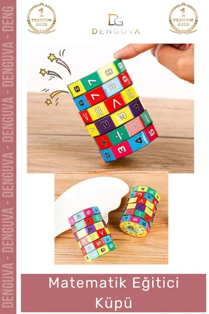 #SayıKüpü Eğitici Zeka Geliştirici Sayısal İşlem Plastik Sağlam Kaliteli Renkli Temel Matematik Küpü