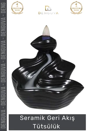 #Tütsülük İthal Seramik Dekoratif Parlak Yüzeyli Estetik Karışık Aromalı Oda Kokusu Biblo 10*10 Cm
