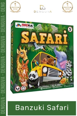 #Oyuncak Zeka Gelişimi Okuma Yazma Safari Temalı Eğitici Set Göz Koordinasyonu Banzuki Safari