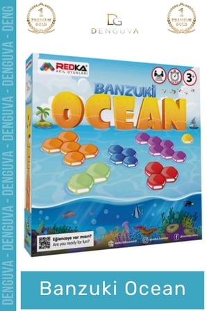 #Oyuncak Eğitici Zeka Geliştiren Renkli El Beceri Destek Göz Koordinasyonu Banzuki Ocean Okyanus