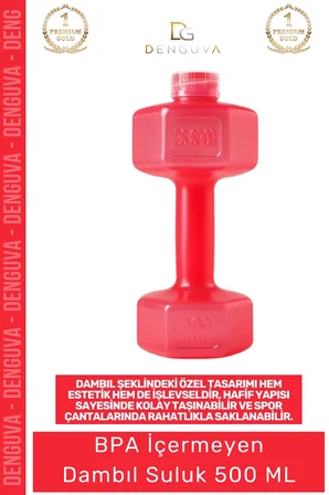 #Suluk Sağlıklı BPA İçermez Sporcu Matarası Renkli Şık Hafif Pratik Modern Dambıl Suluk 500 ml