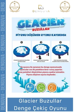 #Oyuncak Strateji Denge Beceri Geliştirici Eğitici Zeka El Göz Masa Koordinasyon Glacier Buzullar