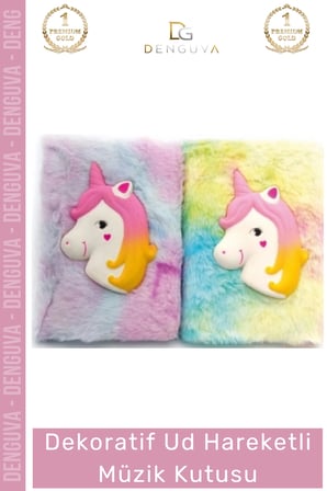#HatıraDefteri Kabartmalı Unicorn Yumuşak Kapaklı A5 Rengarenk Şık Hediyelik Tasarımlı Peluş Hatıra Defteri
