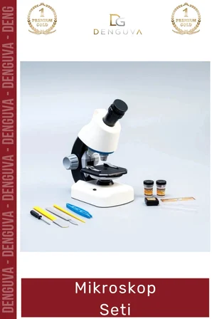 #Mikroskop 1200X Büyütme Profesyonel Bilimsel Eğitim Taşınabilir LED Aydınlatma Stem Mikroskop Seti
