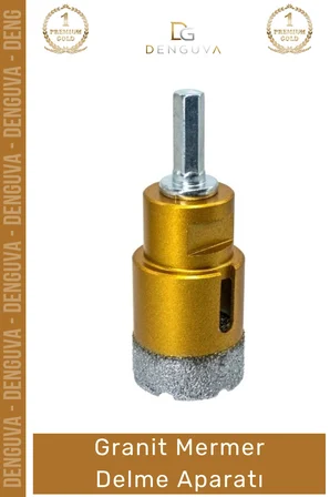 #DelmeAparatı 33mm Elmas Kaplama Profesyonel Seramik Fayans Porselen Sert Mermer Granit Delme Aparatı