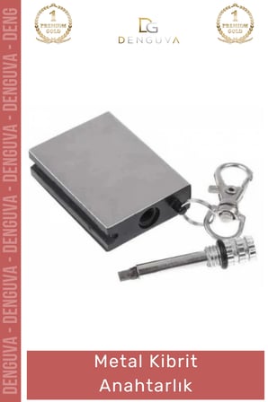#Anahtarlık Paslanmaz Rüzgara Dayanıklı Doldurulabilir Kompakt Kamp Outdoor Metal Kibrit Anahtarlık