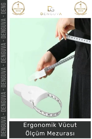 #Mezura Fitness Diyet Profesyonel Ergonomik Otomatik Teleskopik Pim Kilitli Vücut Ölçüm Mezurası