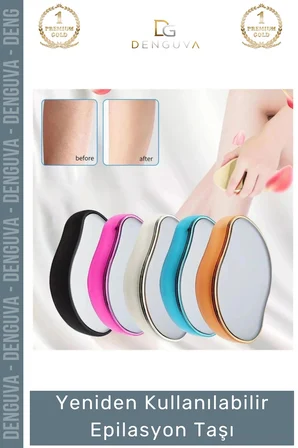 #EpilasyonTaşı Nano Kristal Acısız Tüy Alıcı Peeling Etkili Yeniden Kullanılabilir Epilasyon Taşı
