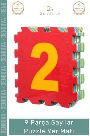 #Puzzle 9 Parça Eğitici Yumuşak Eva Rakamlı Çocuk Oyun Alanı Koruyucu Sayılar Puzzle Yer Matı