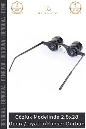 #Dürbün Profesyonel Gözlük Tipi Hands Free Eller Serbest Optik Lens Opera Tiyatro Konser Dürbün
