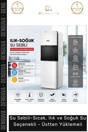 #Susebili Su Sebili Sıcak Soğuk İlık Paslanmaz Çelik Depolu Kompresörlü Ofis Seçenekli Üstten Yüklemeli