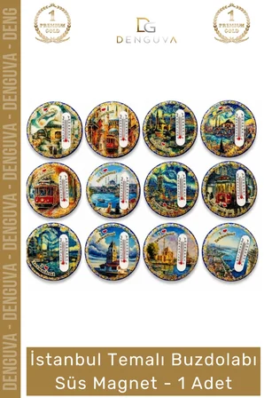 #Magnet İstanbul Tarihi Silüet Dekoratif Turistik Hediyelik Şehir Temalı Buzdolabı Süsü Magnet