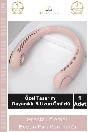 #BoyunFanı Taşınabilir Sessiz Şarjlı USB Mini Güçlü Giyilebilir Soğutucu Üflemeli Boyun Vantilatör