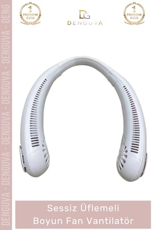 #BoyunFanı Taşınabilir Sessiz Şarjlı USB Mini Güçlü Giyilebilir Soğutucu Üflemeli Boyun Vantilatör