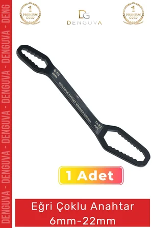 #Anahtar Paslanmaz Çelik Yerli Üretim Profesyonel Dayanıklı Ergonomik Eğri Çoklu Anahtar 6mm-22mm