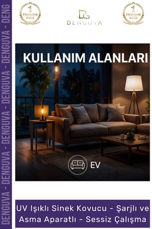 #sinekkovucu mor işık şarjlı kamp bahçe profesyonel sessiz modern güçlü çalışma uv işıklı sinek kovucu