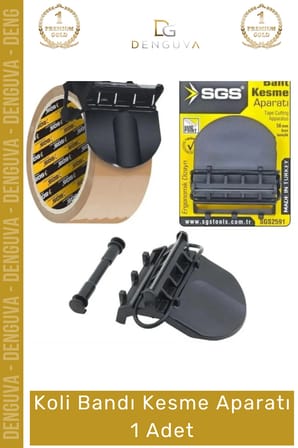 #BantKesici Ergonomik Metal Endüstriyel Pratik Paketleme Sevkiyat Koli Bandı Kesme Aparatı - 1 Adet