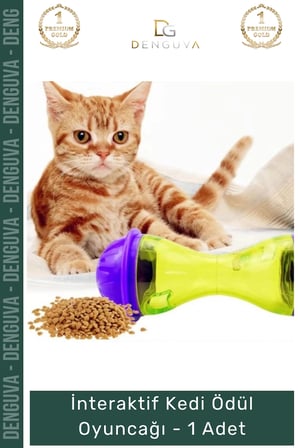 #KediOyuncağı İnteraktif Kedi Avlanma İçgüdüsü Destekleyici Dayanıklı Mor Yeşil Ödül Mamalı Oyuncak