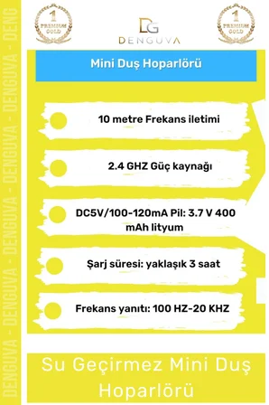 #Hoparlör Su Geçirmez Bluetooth Mikrofonlu Vantuzlu Şarjlı Taşınabilir Duş Kamp Sahil Hoparlörü