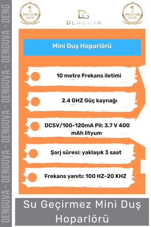 #Hoparlör Bluetooth Su Geçirmez Vantuzlu Dahili Mikrofonlu Kablosuz Şarjlı Duş Kamp Sahil Hoparlör