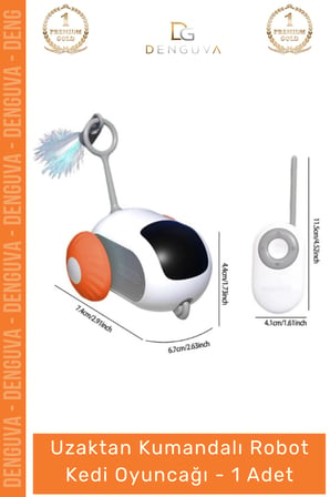 #KediOyuncağı Şarjlı Hareketli İnteraktif Eğlenceli Kedi Oyun Uzaktan Kumandalı Robot Kedi Oyuncağı