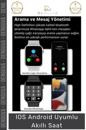 #AkıllıSaat Su Geçirmez 45mm T700s Simli Android Sağlık Sensörlü Bluetooth Aramalı Alarm Akıllı Saat