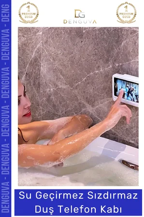 #TelefonKabı Su Geçirmez Banyo Duvar Telefon Tutucu Standı Şeffaf Hediye Buğu Yapmaz Duş Telefon Kabı