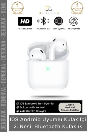 #Kulaklık RGB Işıklı Bluetooth 5.2 Oyuncu Gürültü Engelleyici LED Ekran 2. Nesil Kablosuz Kulaklık