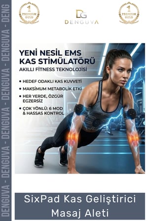 #MasajAleti SixPad Vücut Geliştirici Titreşimli Altı Modlu Profesyonel Kas Geliştirici Masaj Aleti