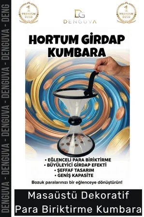 #Kumbara Vortex Bank Spiral Akışlı Eğitici Dekoratif Masaüstü Hediyelik Bank Huni Kumbara