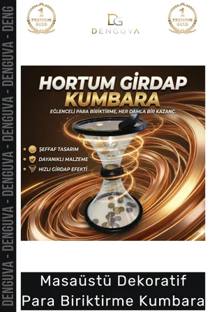 #Kumbara Vortex Bank Spiral Akışlı Eğitici Dekoratif Masaüstü Hediyelik Bank Huni Kumbara