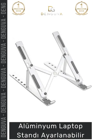 #LaptopStandı Katlanabilir Ergonomik Metal Taşınabilir Dizüstü Alüminyum Laptop Standı Ayarlanabilir