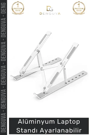 #LaptopStandı Katlanabilir Ergonomik Metal Taşınabilir Dizüstü Alüminyum Laptop Standı Ayarlanabilir