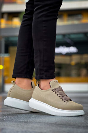 Pabucmarketi Erkek Günlük Ayakkabı Vizon Süet