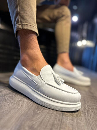 Pabucmarketi Erkek Günlük Spor Klasik Ayakkabı Beyaz