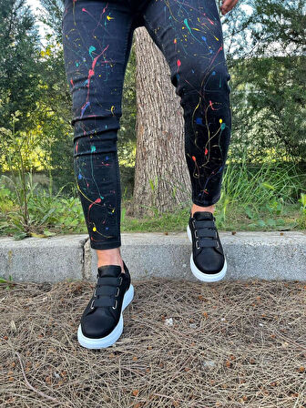 Pabucmarketi Erkek Sneakers Ayakkabı Siyah
