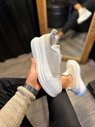 Pabucmarketi Erkek Sneakers Ayakkabı Beyaz