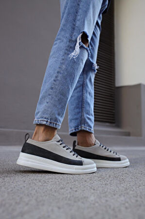 Pabucmarketi Erkek Sneakers Ayakkabı Taş