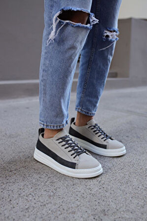 Pabucmarketi Erkek Sneakers Ayakkabı Taş