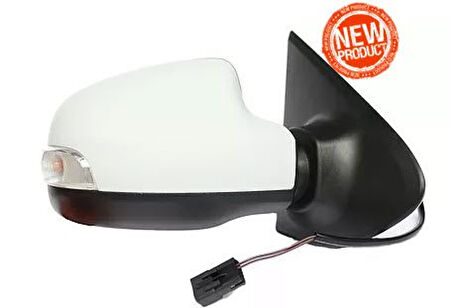 Renault Dis Dikiz Aynası Sag Mekanık Sinyallı Astarlı Clio Symbol 13> - Tursan T2180