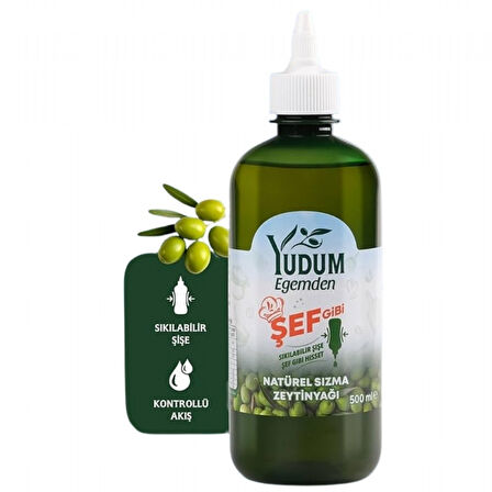 Yudum Egemden Sızma Zeytinyağı 500 Ml