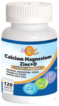 Calcium Magnesium Zinc Vitamin D 120 Tablet