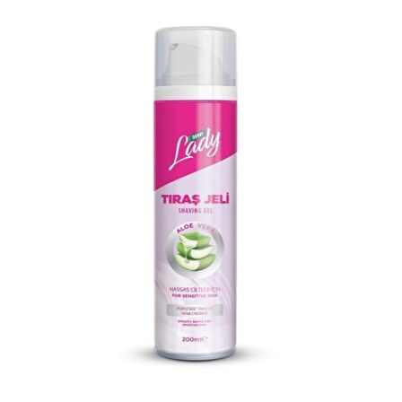 Derby Lady Tıraş Jeli Aloe Vera 200Ml