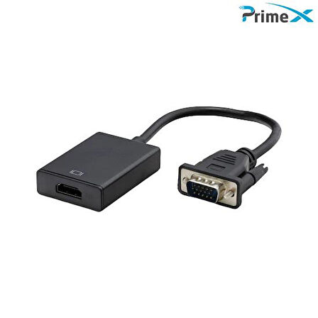 PrimeX PX-1250 Vga To Hdmi FullHD Görüntü Çevirici Aparat
