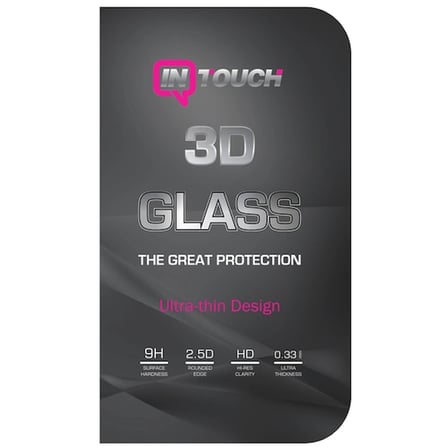 Intouch iPhone 11 3D Karartmalı Cam Ekran Koruyucu Şeffaf