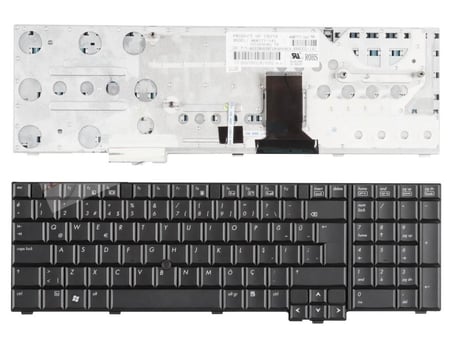 Hp Elitebook 8730 8730w 8730g 8730p Notebook Klavyesi PointStick'li 494002-031, 468777-141, V070626AK1 (TR Stiker)