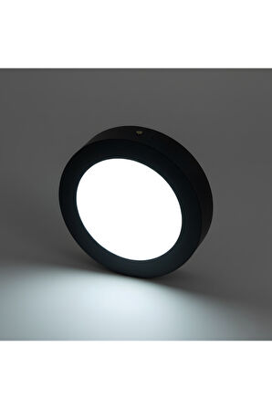 KDL421 Yuvarlak Sıva Üstü LED Panel Spot 12W 1020 Lümen -Beyaz-6500K