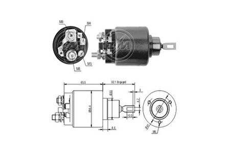 Ford Mars Otomatıgı 12v Vw Ford Mercedes 2 Civatalı (cbsb602) - Zm 0571