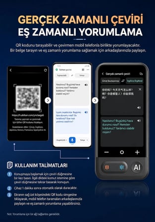 Nvg AI Akıllı Sesli Tercüman Cihazı Fotoğraftan Çeviri Anlık Dil Çevirisi 139 Dil Destekli Çevrimdışı ve Online Çeviri